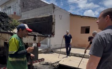 Vereador Dinho Papaleguas atende demanda e garante melhorias para os moradores do bairro do Tambor.