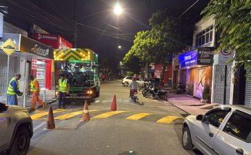 Prefeitura inicia trabalho de recuperação de sinalização viária na zona leste da Rainha da Borborema