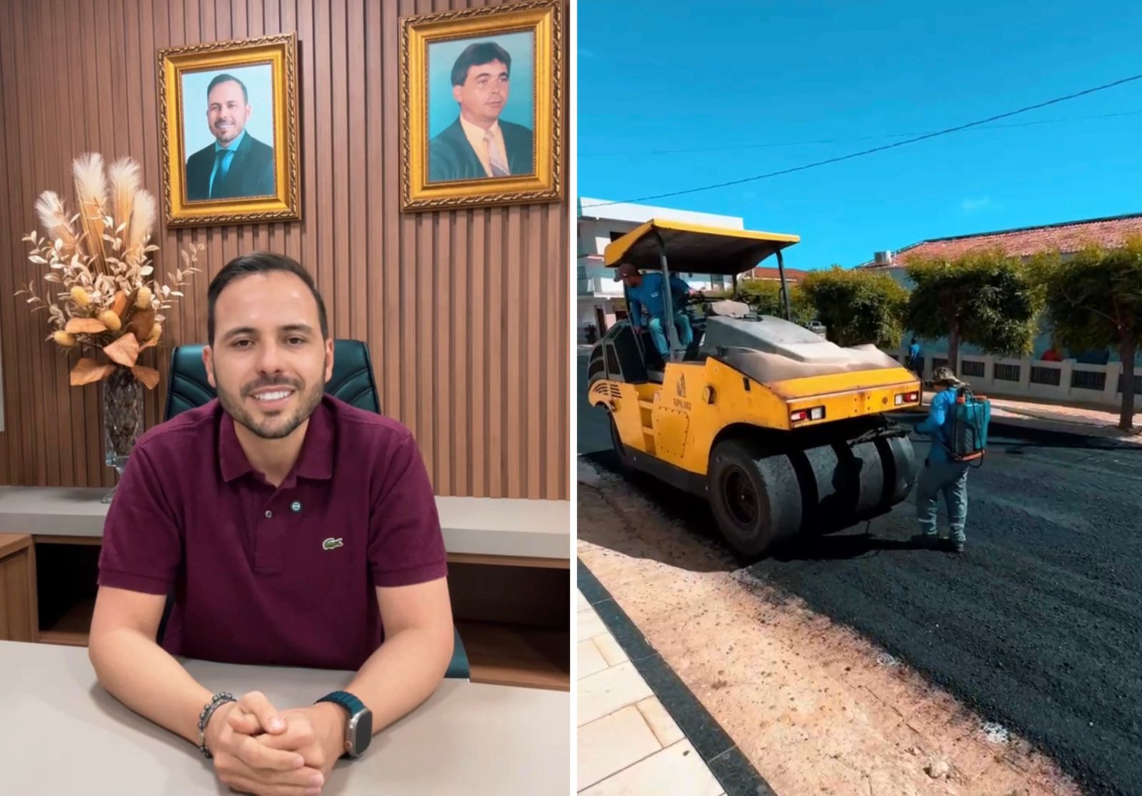 Prefeito de Paulista agradece ao Senador Veneziano, recursos para pavimentação e reafirma parceria: “o povo saberá retribuir”