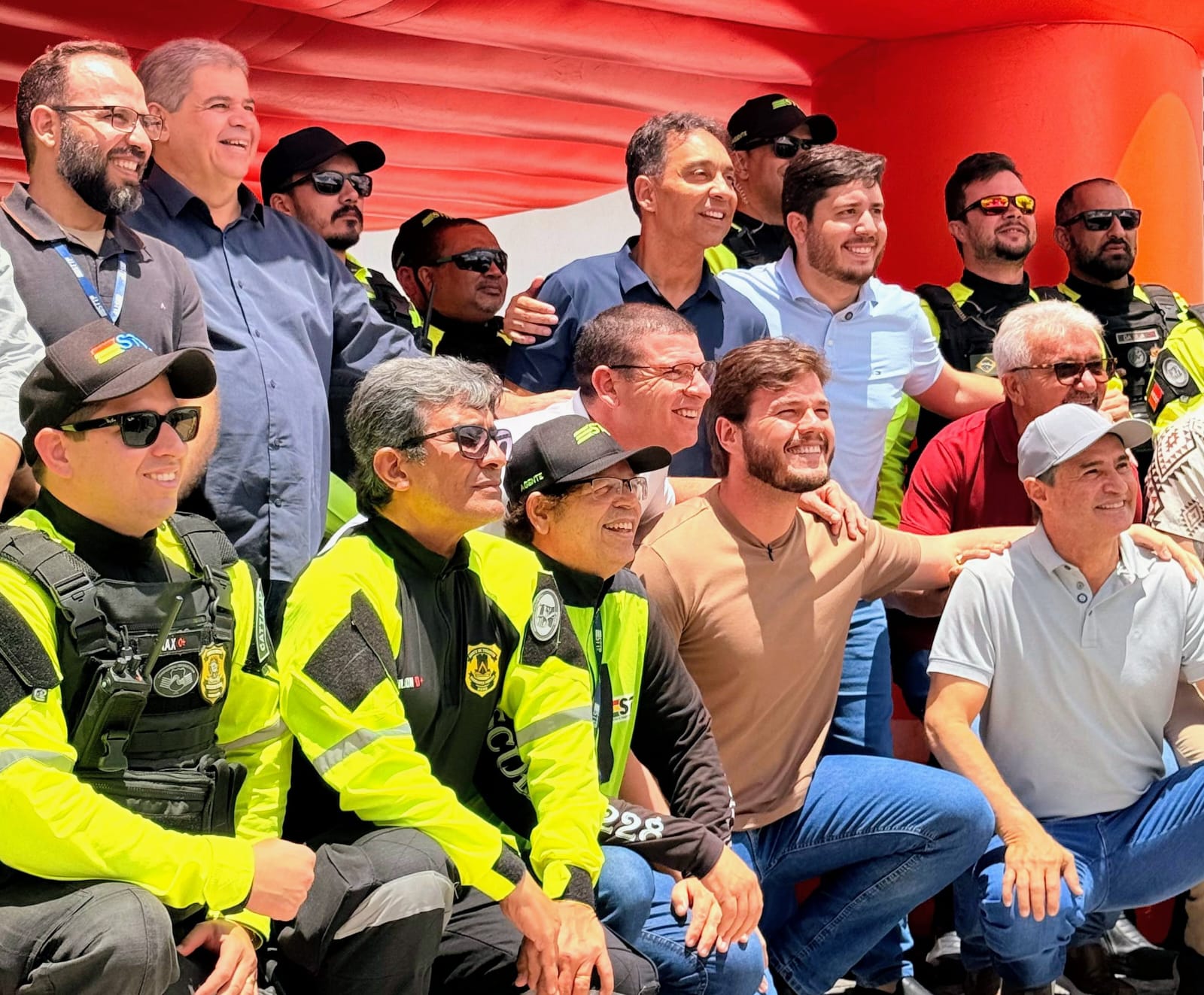 Vereador Dinho Papa-léguas prestigia entrega de novas viaturas e equipamentos de segurança para a STTP