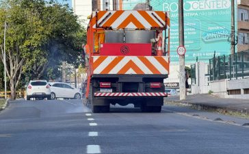 STTP revitaliza sinalização viária em diversas vias de Campina Grande