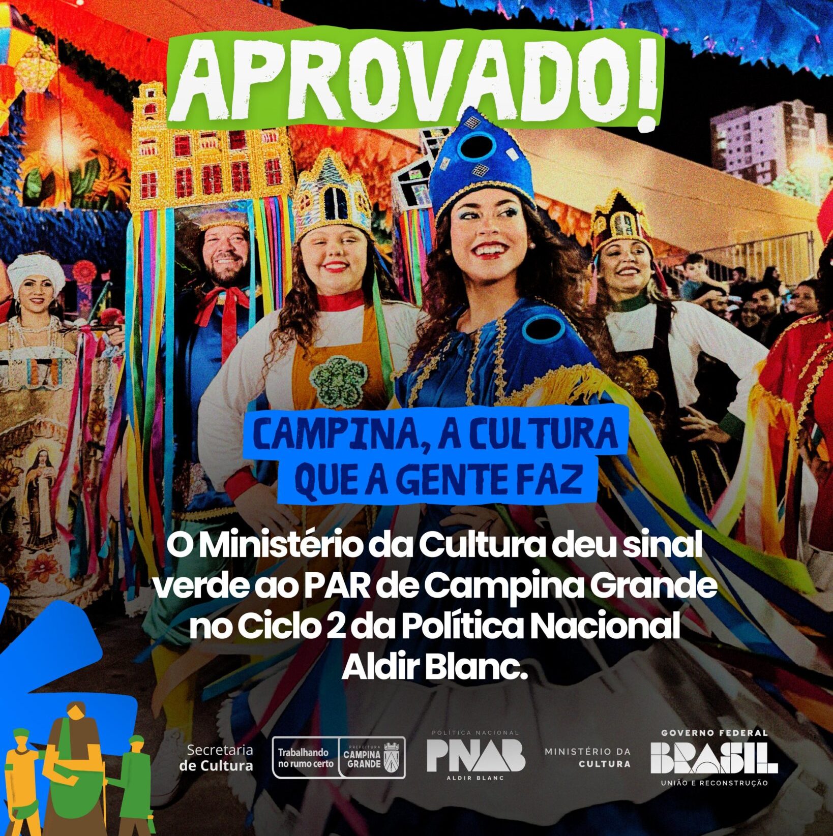 Campina Grande tem Plano de Aplicação de Recurso aprovado pelo Ministério da Cultura