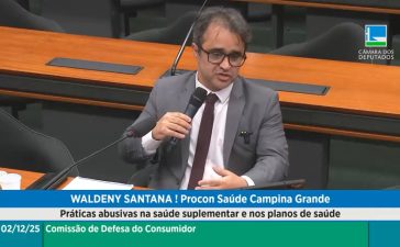 Coordenador do Procon-CG apresenta resultados do Procon Saúde na Câmara dos Deputados