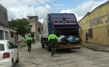 Coleta de lixo será mantida no dia 25 de dezembro em Campina Grande