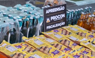 Procon-CG apreende 292 produtos impróprios para consumo no bairro Três Irmãs
